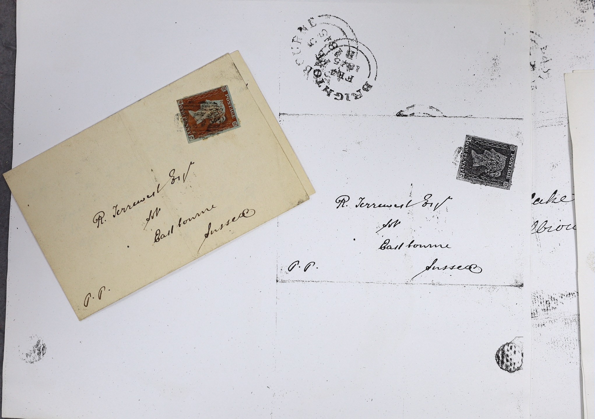 Ephemera: Covers and Letters from Lewes Debtors Prison to His Solicitor